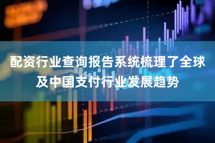 配资行业查询报告系统梳理了全球及中国支付行业发展趋势